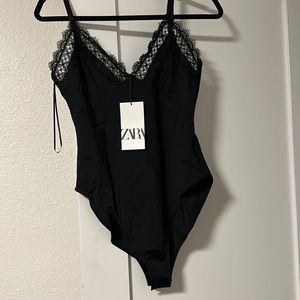 Zara Bodysuit with lace Detail